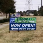 Outdoor Banner Honest1 Autocare
