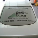 Perforated Window Film for Vehicle Wraps