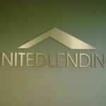 United Lending Cut Metal Lobby Sign