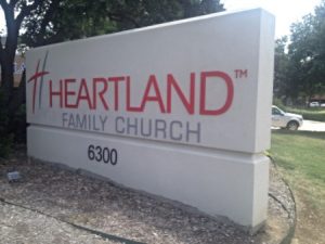Heartland Chuch Custom Monument Sign